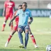  ?? ?? RICHARDS Bay FC players, such as Moses Mthembu (above), are carrying the side’s survival hopes. | Backpagepi­x