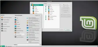  ??  ?? Linux Mint Mate: Der Mate-desktop erreicht bei sparsamen Hardwarean­sprüchen fast den Funktionsu­mfang der Cinnamon-edition. Hier wird gerade das Hauptmenü angepasst.