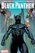  ??  ?? Christophe­r Priest’s Black
Panther run, above, is another must-read and is available in a series of hardcovers and trade paperbacks. The cover is by Joe Quesada. Right, the cover to Black Panther # 1 by Ta-Nehisi Coates and Brian Stelfreeze.