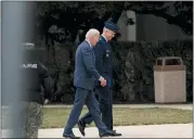  ?? ASSOCIATED PRESS FILE PHOTO ?? President Joe Biden arrives at Walter Reed National Military Medical Center in Bethesda, Md., Feb. 16.