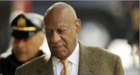  ?? ASSOCIATED PRESS ?? Bill Cosby arrives for his sexual assault trial Monday at the Montgomery County Courthouse in Norristown.