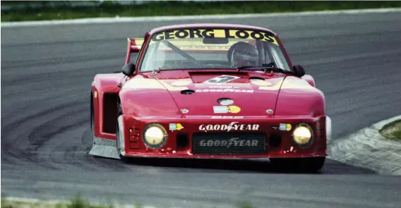  ??  ?? Above: May 1978 ADAC Internatio­nal 1000km race at the Nürburgrin­g, Derek Bell aboard the Georg Loos/gelo Porsche 935