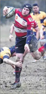  ??  ?? Josh Pankhurst scored two tries against Gravesend at Barking