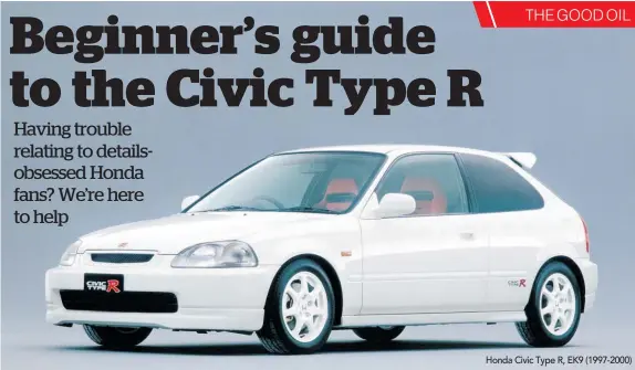  ?? ?? Honda Civic Type R, EK9 (1997-2000)