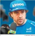  ?? EUROPA PRESS ?? Fernando Alonso.