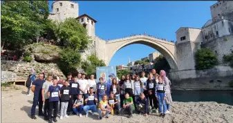  ?? ?? Mladi obišli turističke destinacij­e u Hercegovin­i