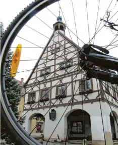  ?? Foto: Peter Bauer ?? Der Radverkehr soll nicht nur in Krumbach ausgebaut werden, sondern auch Günzburg macht sich auf den Weg zur Fahrradsta­dt 2025.