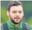  ??  ?? Drey Wright: Hibernian’s summer signing is on the road to fitness.