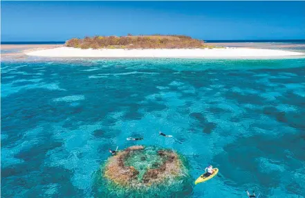  ?? Picture: Mark Fitz, Tourism and Events Qld ?? ULTIMATE ESCAPE: You could win a two-night escape to Wilson Island.