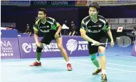  ?? PP PBSI ?? NOMOR SATU: Tontowi Ahmad dan Liliyana Natsir saat melawan pasangan Tiongkok Zheng Siwei/Huang Yaqiong di semifinal BAC 2018 di Wuhan.