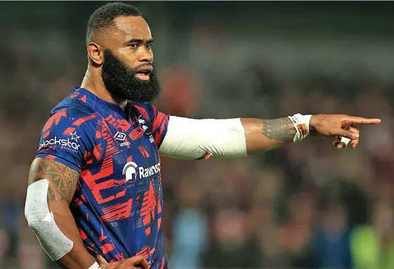  ?? Photo: Bristol Bears ?? Former Flying Fijians captain Semi Radradra.