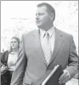  ?? By Manuel Balce Ceneta, AP ?? In Washington: Roger Clemens arrives at federal court for jury selection.