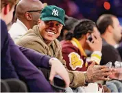  ?? ?? New York Yankees pitcher Marcus Stroman attends a game between the Houston Rockets and the New York Knicks at Madison Square Garden on Wednesday.