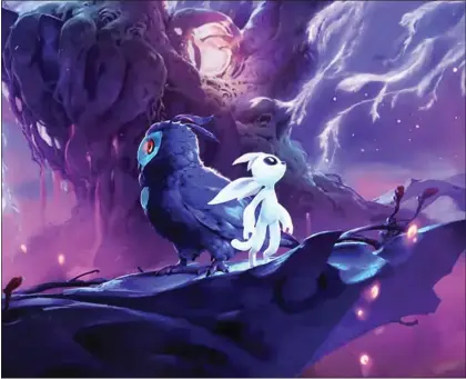  ?? MOON STUDIOS ?? “Ori and the Will of the Wisps” succeeds on almost every level with fun characters, good storylines and strong fighting sequences.