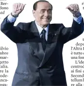  ?? Ansa ?? Rilancio Silvio Berlusconi