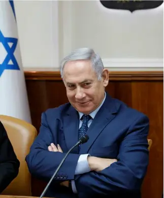  ?? KEYSTONE ?? Benjamin Netanyahu, soddisfatt­o del raid statuniten­se