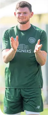  ??  ?? Celtic loan signing Oliver Burke