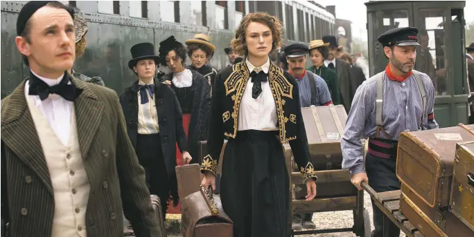  ??  ?? La vagabonde: Keira Knightley in Colette, at Violet Crown