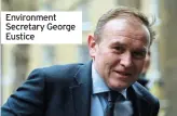  ??  ?? Environmen­t Secretary George Eustice