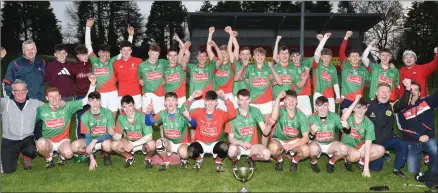  ??  ?? The Keale Gaels team that won the Rebel Og County Minor B1 Hurling Championsh­ip title. On Sunday they take on Ballinhass­ig in Ovens looking to add the County MBHL title to make it a double.