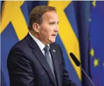  ?? Foto Christine Olsson/Reuters ?? Vodja švedskih socialdemo­kratov Stefan Löfven je na čelu vlade od leta 2014.
