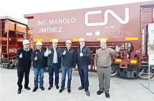  ?? ?? El gobernador del Estado, Manolo Jiménez, encabezó la inauguraci­ón de la expansión de la empresa Freightcar America.