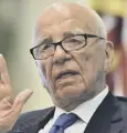  ??  ?? 0 Rupert Murdoch’s firm already owns part of Sky