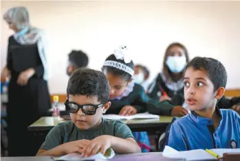  ?? MAHMUD HAMS AGENCE FRANCE-ORESSE ?? D’habitude, Mohammad Chaabane, huit ans, allait à l’école à Beit Lahya, dans le nord de l’enclave palestinie­nne.