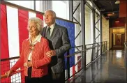  ?? FILE ?? Annie Glenn was married to the late astronaut and Sen. John Glenn, who died in 2016. The couple were both trailblaze­rs. Her work led to “The Annie,” created by the American Speech-Language-Hearing Associatio­n.