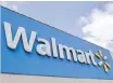  ?? RYAN REMIORZ/ THE CANADIAN PRESS ?? Walmart's war with Visa moves to a new front Monday — all 16 of its stores in Manitoba.