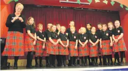  ??  ?? Left, Tobermory Primary School Choir.