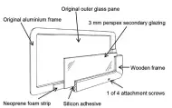  ??  ?? A cut-away diagram showing the constructi­on layers