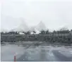  ?? PHOTO / SUPPLIED ?? Huge waves strike the Napier Port in June last year.