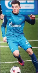  ?? ?? DEAL: Jacob Gabriel Gardiner-Smith playing for Zenit St Petersburg in 2017