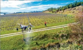  ?? Photo: Supplied ?? Agri Drone Specialist­s owner-operator Alex Wilkinson says the use of Agri drones offers landowners a cost-effective alternativ­e to traditiona­l spraying methods with many benefits.