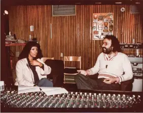  ?? ?? Singer Donna Summer and producer Giorgio Moroder in the HBO doc “Love to Love You, Donna Summer.”