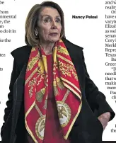  ??  ?? Nancy Pelosi