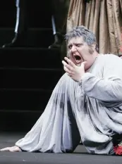  ?? ROMANO ?? Ambrgio Maestri nel Rigoletto rappresent­ato al San Carlo