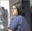  ?? LANNIS WATERS / THE PALM BEACH POST ?? Ashley Munoz, 29, appears in court Thursday on DUI manslaught­er charges for a West Palm Beach car wreck in May that killed 33-year-old passenger Sarah Dombrovski.