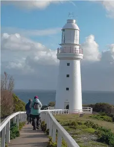  ??  ?? The Cape Otway Lighthouse.