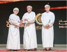  ?? ?? The ceremony was held under the auspices of Dr Said bin Mohammed al Saqri, the Minister of Economy.