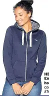  ??  ?? HER: Maine New England navy hoodie, debenhams. com, was £32, now £16 SAVE: £16