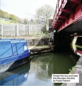  ??  ?? Forget the bus and take the Marsden Shuttle, by Frank Patient