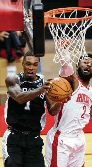  ?? Mark Mulligan / Staff photograph­er ?? For the Spurs to contend again, one of their young players such as Lonnie Walker IV likely will have to take a quantum leap from promising prospect to superstar as Kawhi Leonard once did.