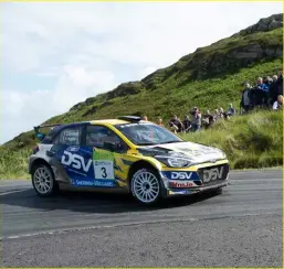 ?? ?? Moffett needs to complete one leg of the Ulster Rally for title