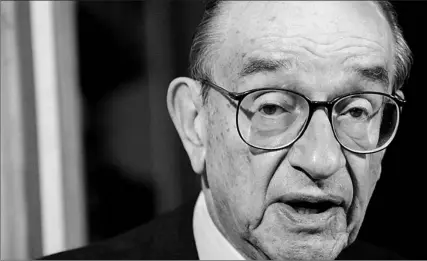  ?? CHIP SOMODEVILL­A / REUTERS ?? U.S. Fed chairman Alan Greenspan says the “impressive performanc­e of the U.S. economy over the past couple of decades offers the clearest evidence of the benefits of increased market flexibilit­y.”