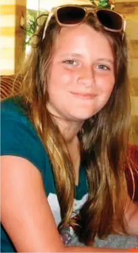  ??  ?? Maisie Cousin-Stirk: The 16-year-old was found dead near her home