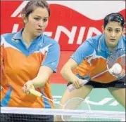  ?? HT PHOTO ?? Jwala Gutta (left) had a highly successful doubles partnershi­p with Ashwini Ponnappa.