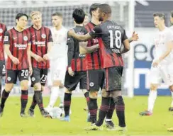  ?? // AFP ?? El Eintracht volvió a hurgar en la herida del Bayern en la Bundesliga