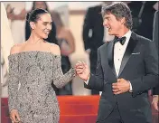  ?? AP ?? Jennifer Connelly (left) and Tom Cruise attend the premiere of Top Gun: Maverick at the Cannes Film Festival, France.